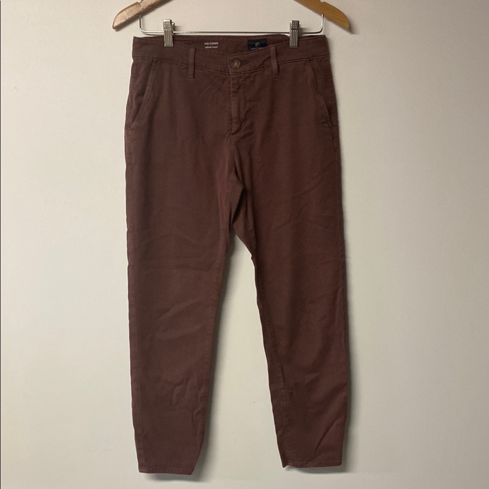 AG ADRIANO GOLDSCHMED The Caden trouser Dark Mauve Relaxed Fit